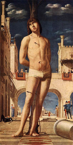 Antonello da Messina St. Sebastian.  Bode.Diee.Unica.It