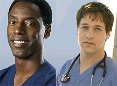   ( Isaiah Washington)  ..  (T.R. Knight)   " "